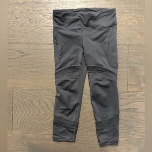 Ivivva by Lululemon gray seabreeze girls leggings sz 6 new